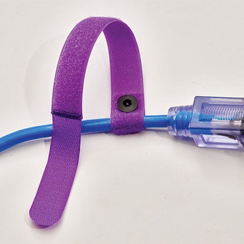 1/2 Velcro One-Wrap Strap in Purple - The Confident Stitch