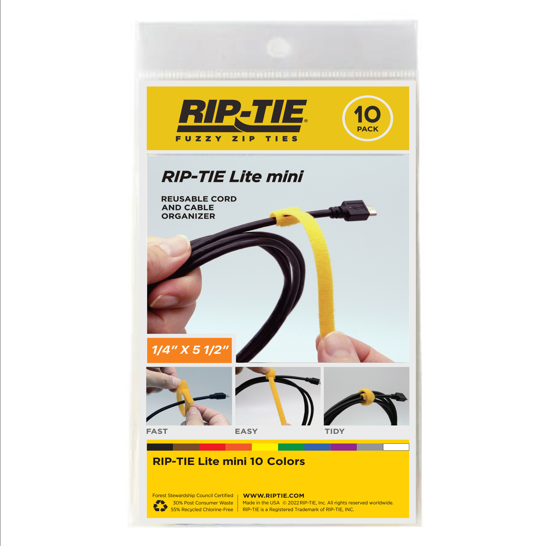 1/2 Inch Wide Rip-Tie Lite – Rip-Tie, Inc.
