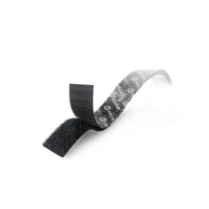 VELCRO® Brand 1” Wide Hook 88 Black 8224-60 Adhesive Backing